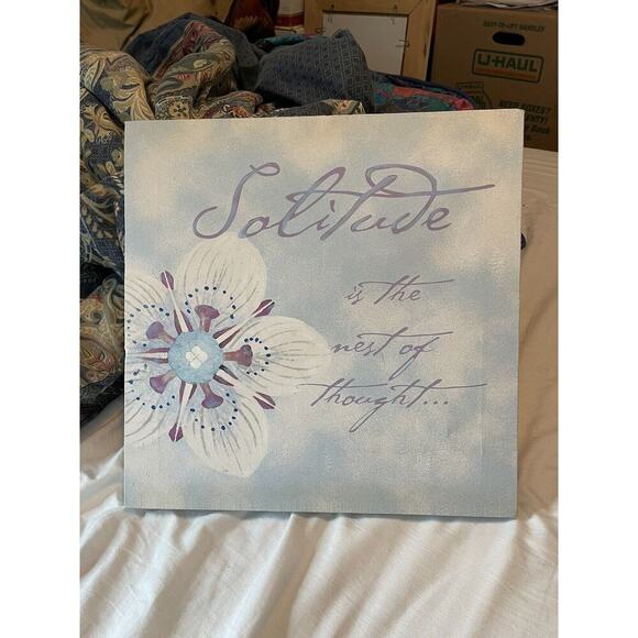 Solitude Is The Rest Of Thought Paul Scaletta 2006 Canvas Picture Home Decor - Picture 4 of 8